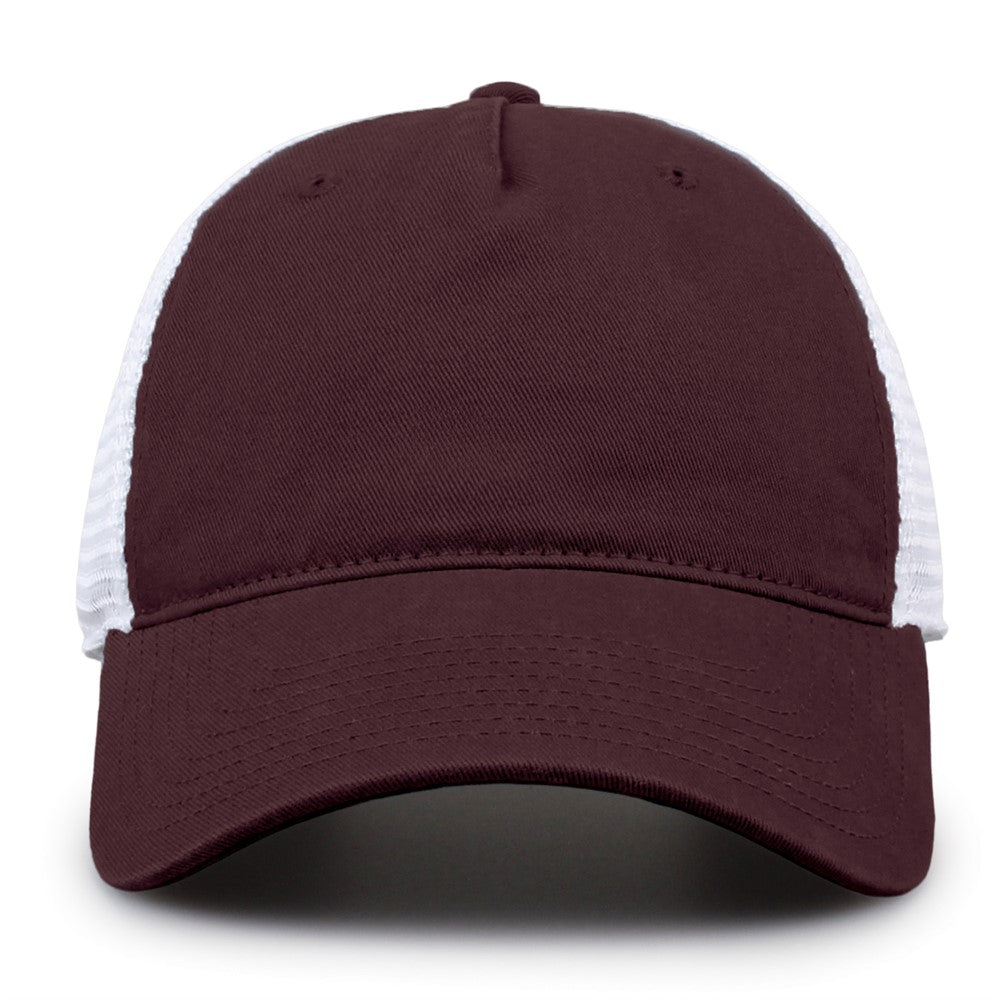 The Game Gb881 Soft Trucker Cap - Dark Maroon
