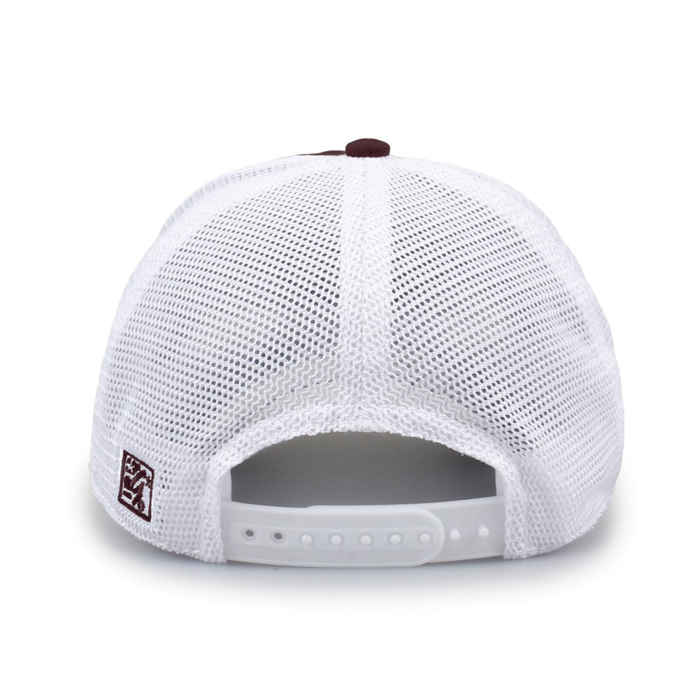 The Game Gb881 Soft Trucker Cap - Dark Maroon
