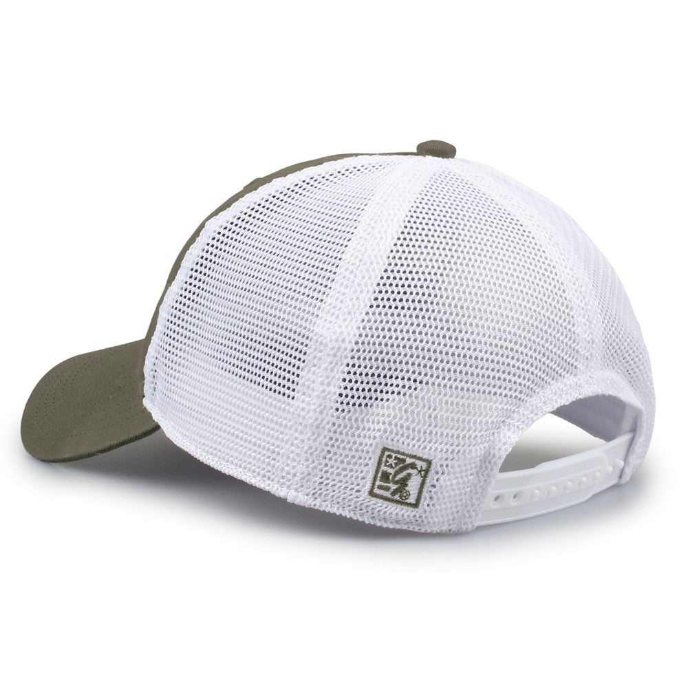 The Game Gb881 Soft Trucker Cap - Light Olive