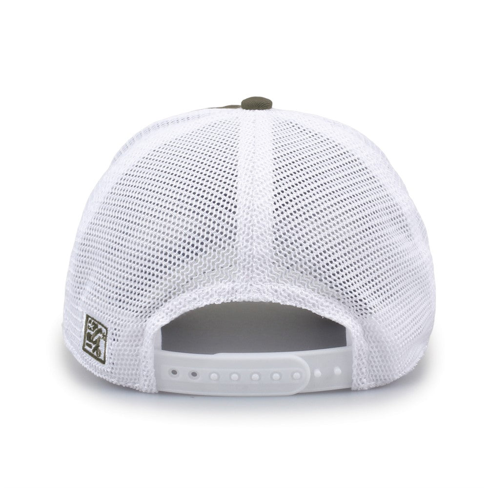 The Game Gb881 Soft Trucker Cap - Light Olive