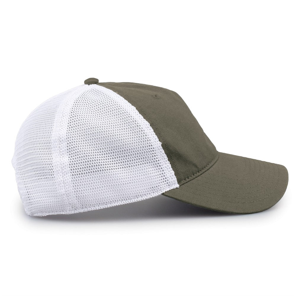 The Game Gb881 Soft Trucker Cap - Light Olive