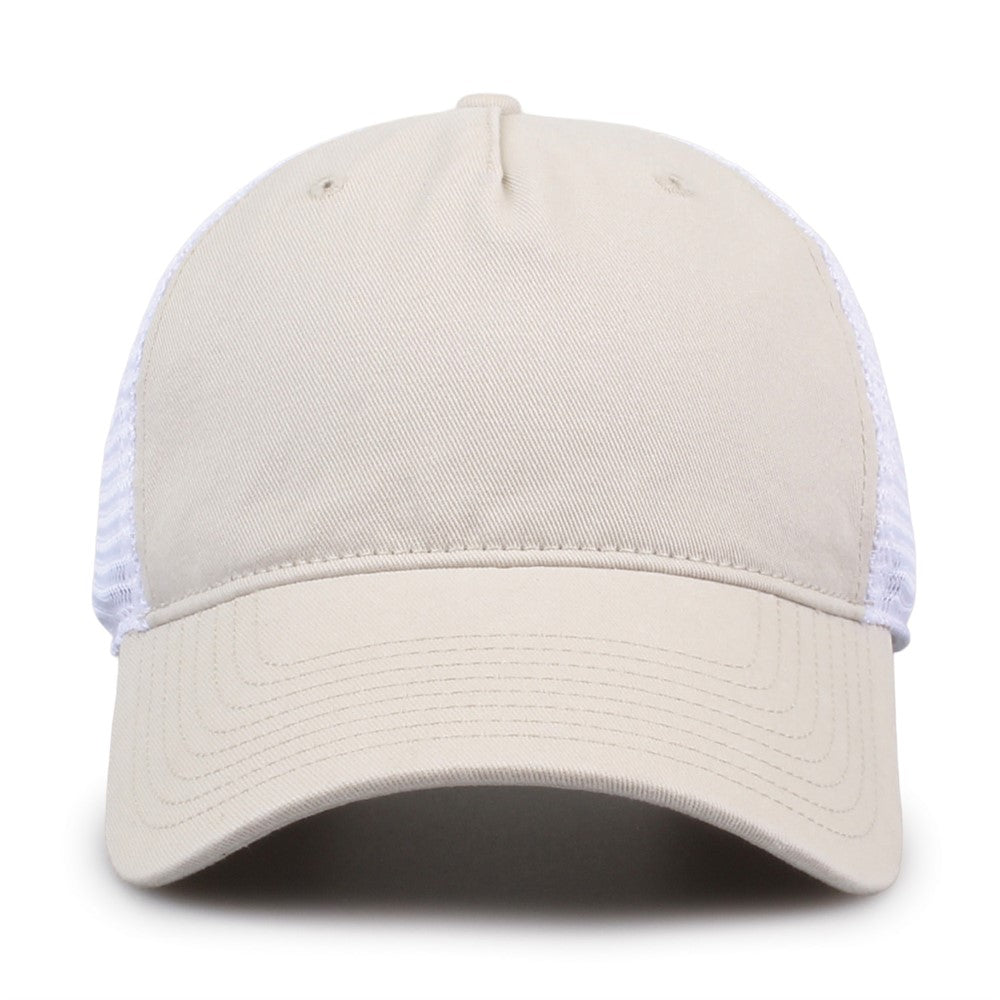 The Game Gb881 Soft Trucker Cap - Stone