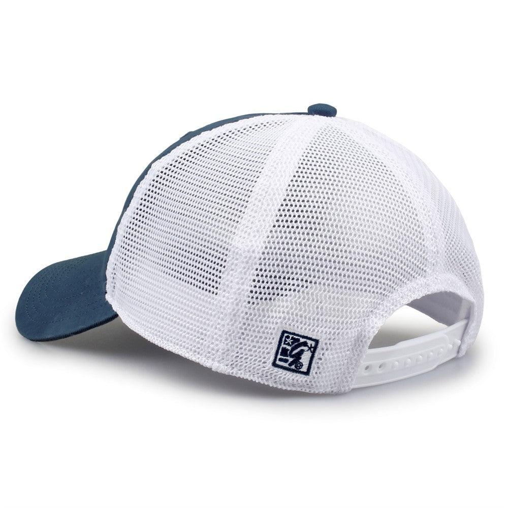 The Game Gb881 Soft Trucker Cap - Vintage Blue