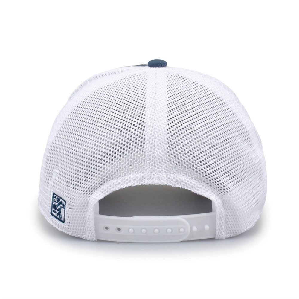 The Game Gb881 Soft Trucker Cap - Vintage Blue