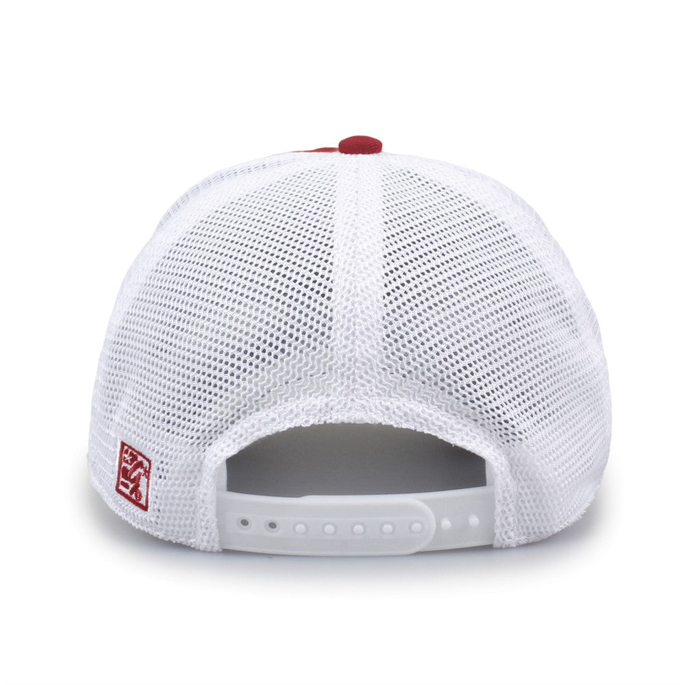 The Game Gb881 Soft Trucker Cap - Vintage Red