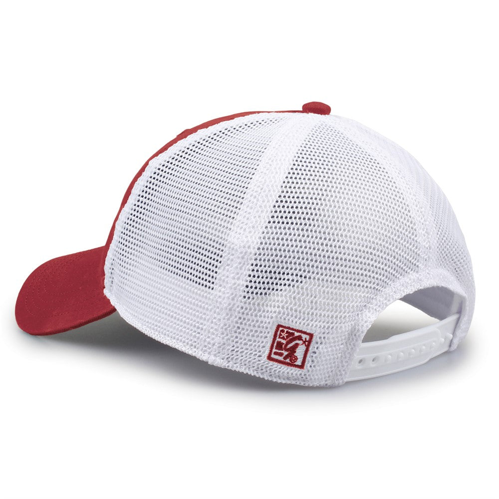The Game Gb881 Soft Trucker Cap - Vintage Red