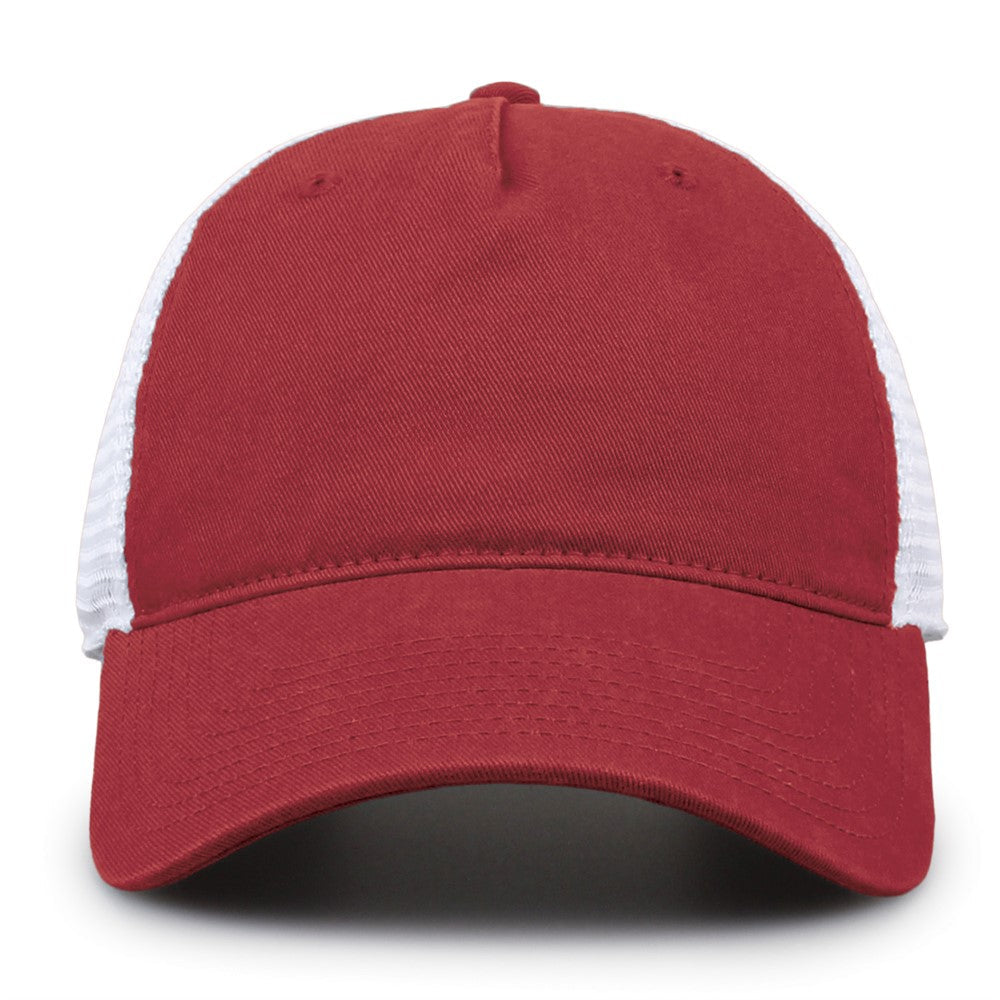 The Game Gb881 Soft Trucker Cap - Vintage Red