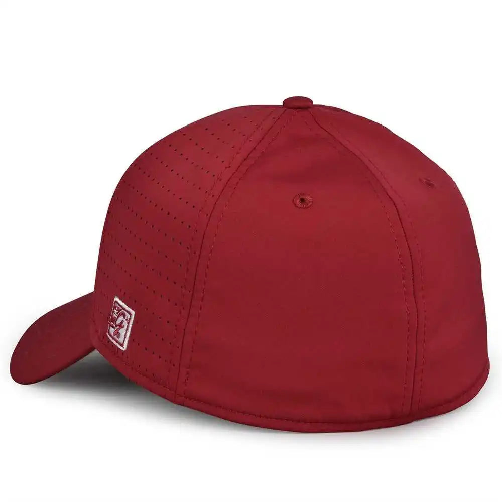 The Game Gb904 Precurved Perforated Gamechanger Cap Cardinal
