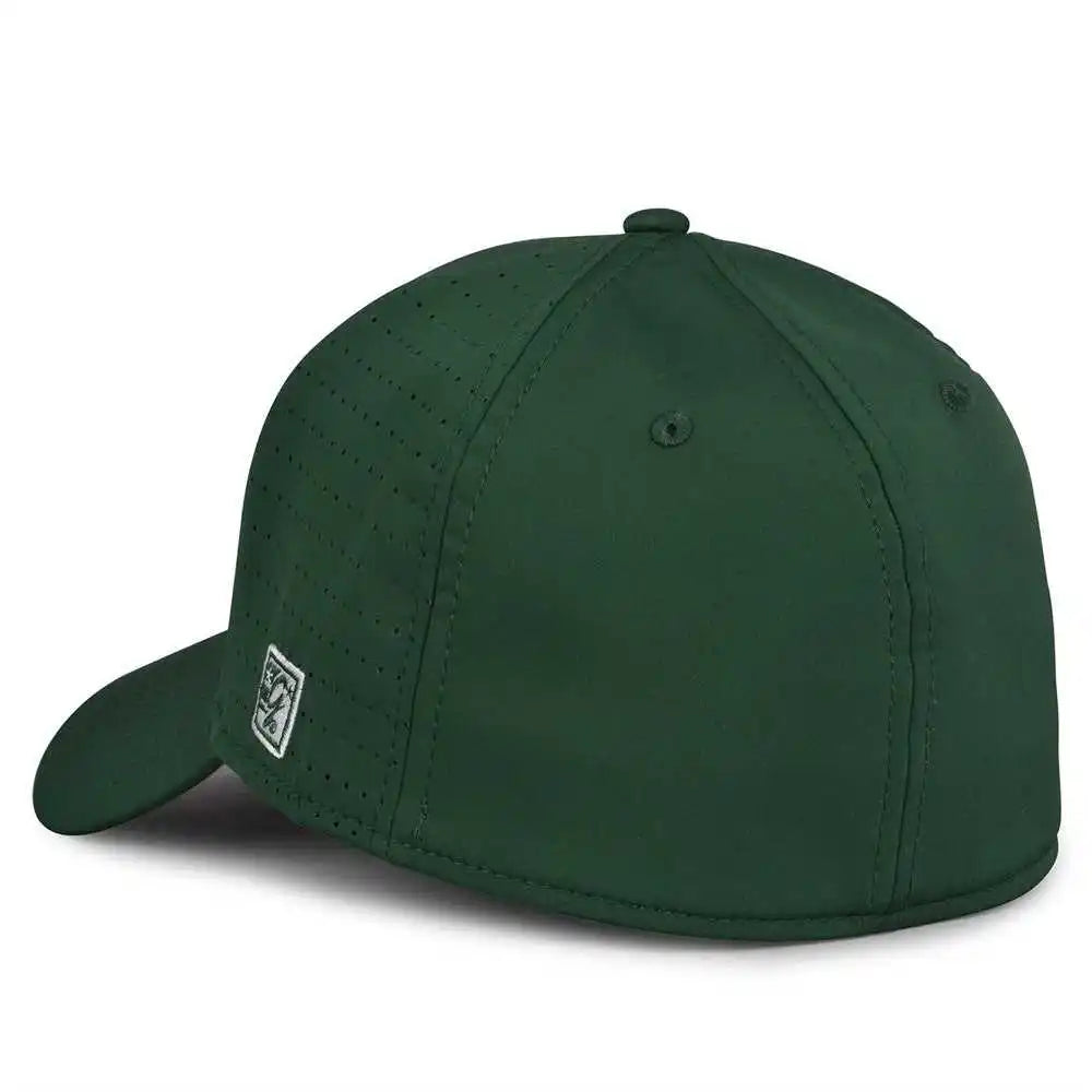 The Game Gb904 Precurved Perforated Gamechanger Cap Dark Green