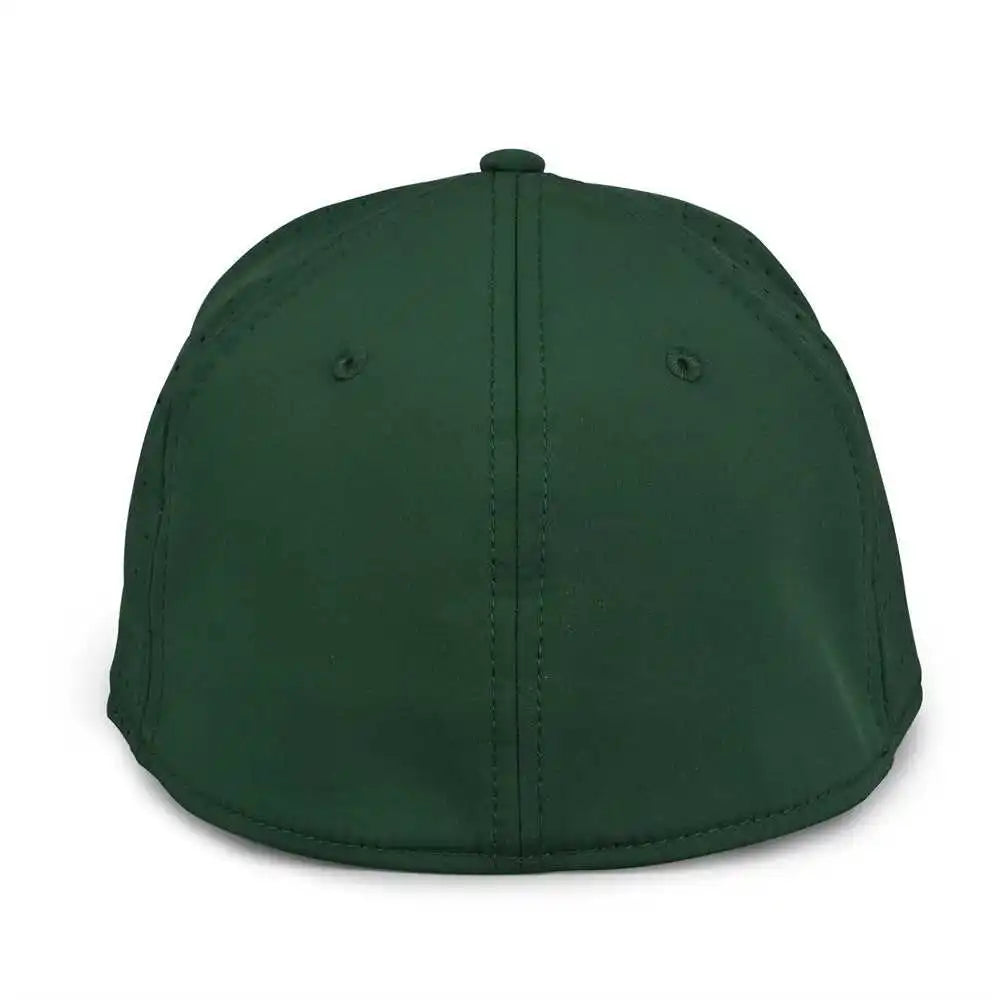 The Game Gb904 Precurved Perforated Gamechanger Cap Dark Green