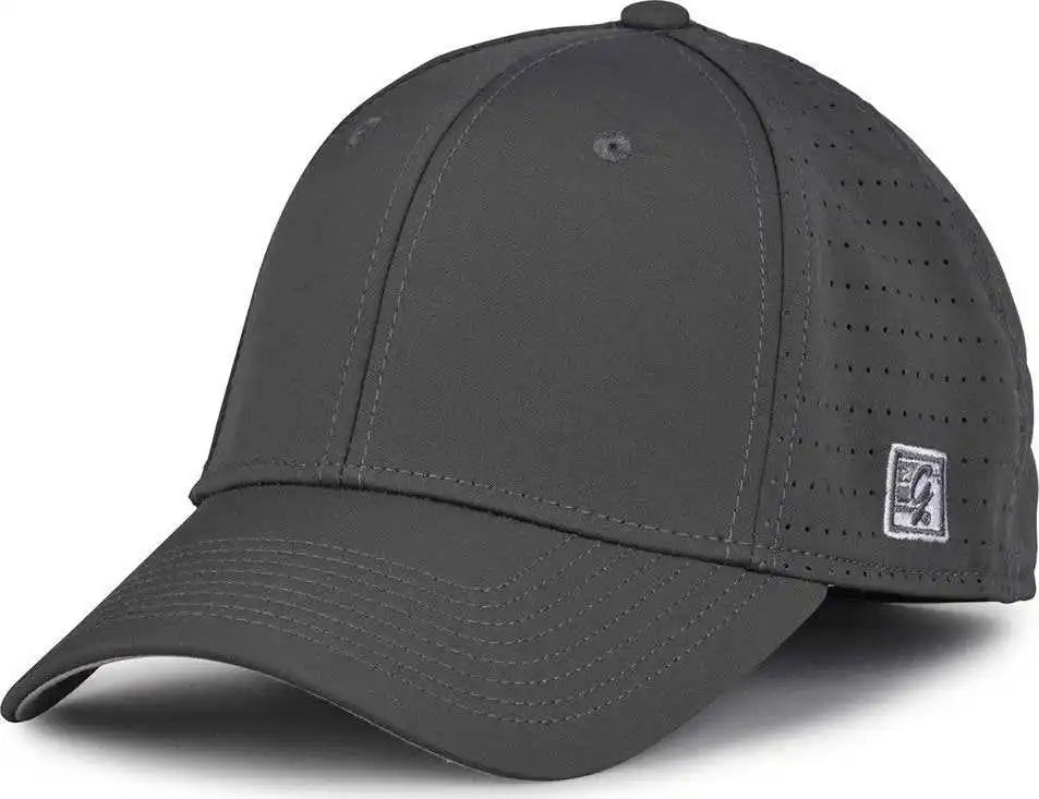 The Game Gb904 Precurved Perforated Gamechanger Cap Graphite Dark Gray / 6 1/2’’ 3/4’’