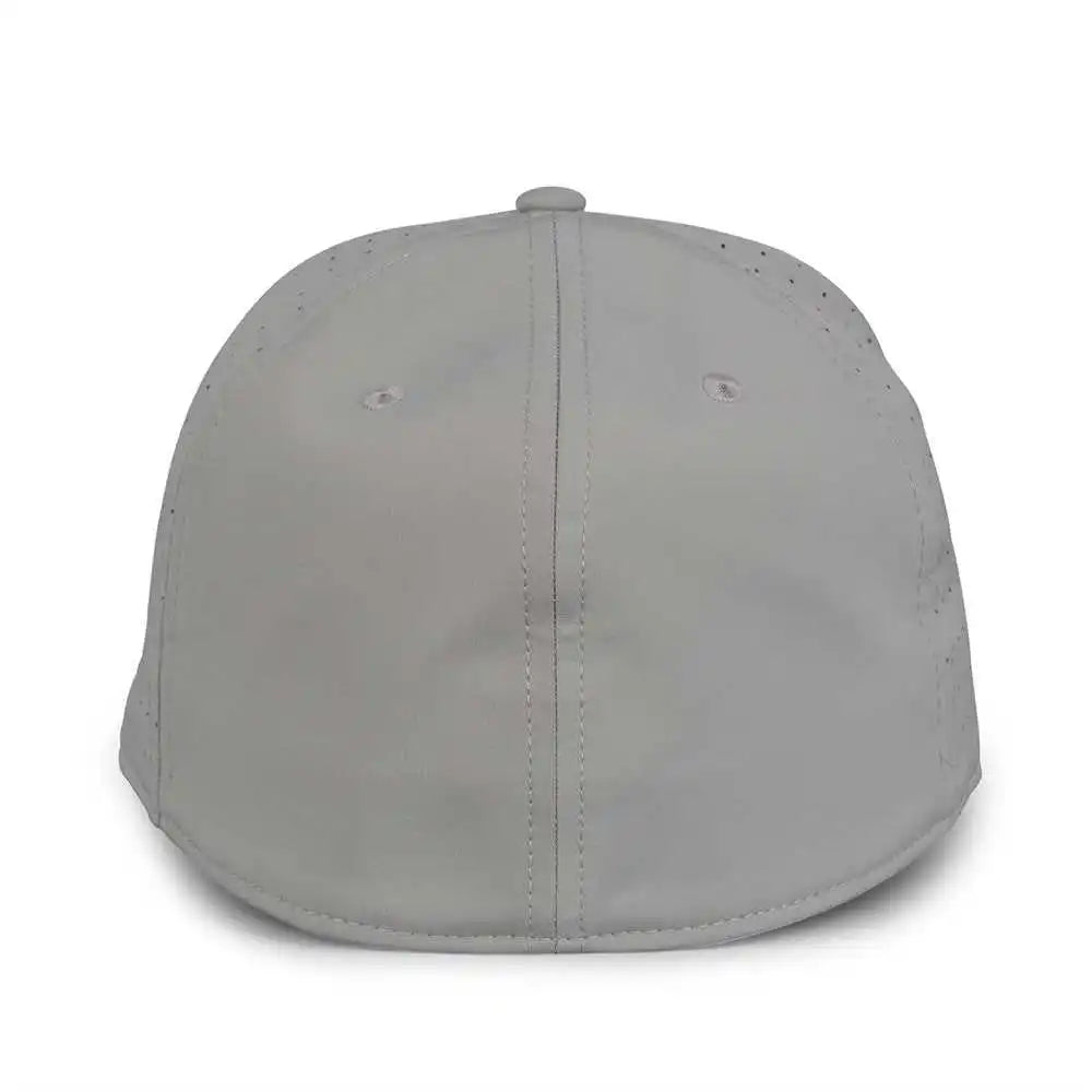 The Game Gb904 Precurved Perforated Gamechanger Cap Gray