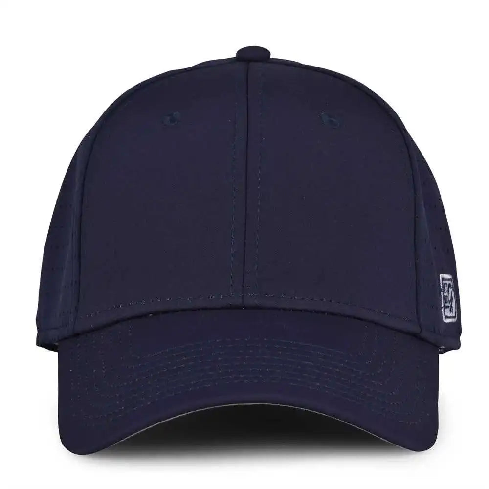 The Game Gb904 Precurved Perforated Gamechanger Cap Navy