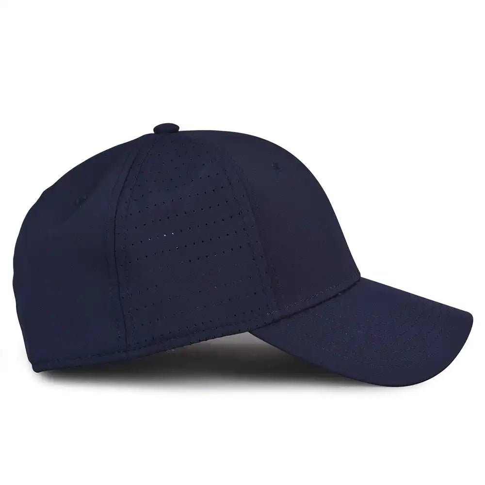 The Game Gb904 Precurved Perforated Gamechanger Cap Navy