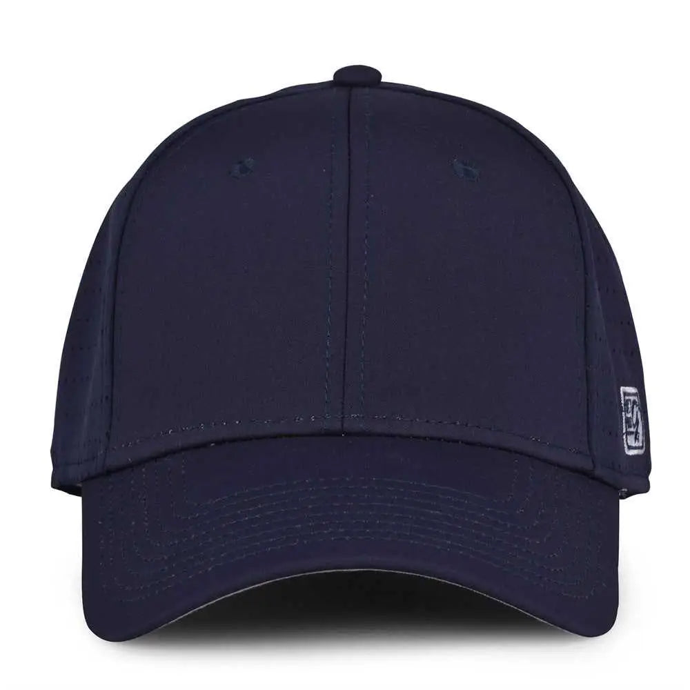 The Game Gb904 Precurved Perforated Gamechanger Cap - Navy