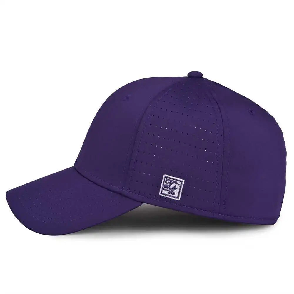 The Game Gb904 Precurved Perforated Gamechanger Cap - Purple