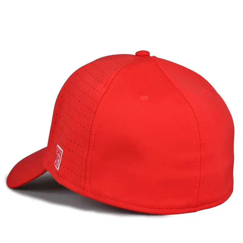 The Game Gb904 Precurved Perforated Gamechanger Cap Red