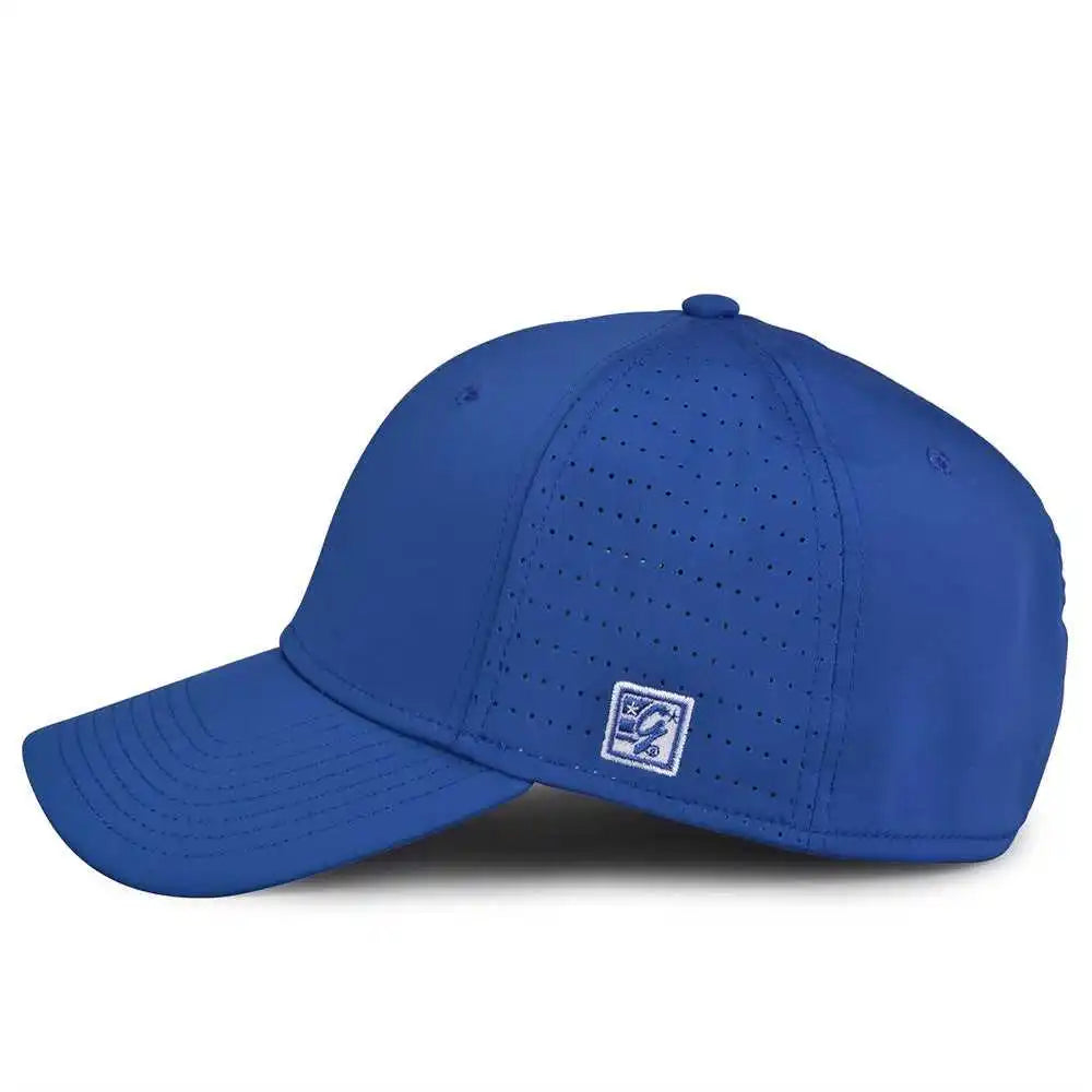 The Game Gb904 Precurved Perforated Gamechanger Cap Royal