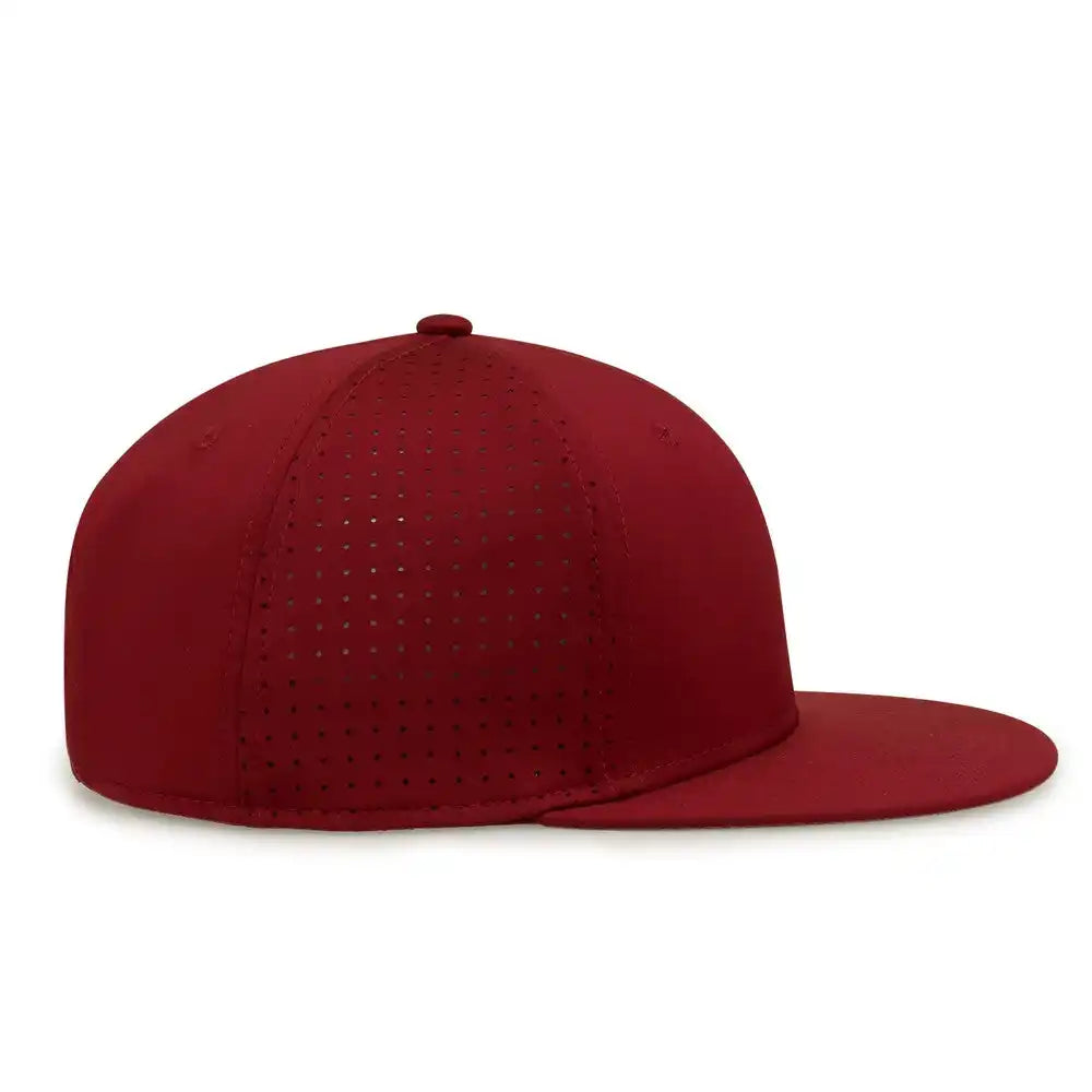 The Game Gb906 Perforated Gamechanger Snapback Cap Cardinal / one Size Fits Most