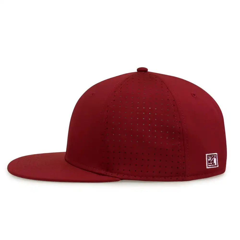The Game Gb906 Perforated Gamechanger Snapback Cap Cardinal / one Size Fits Most