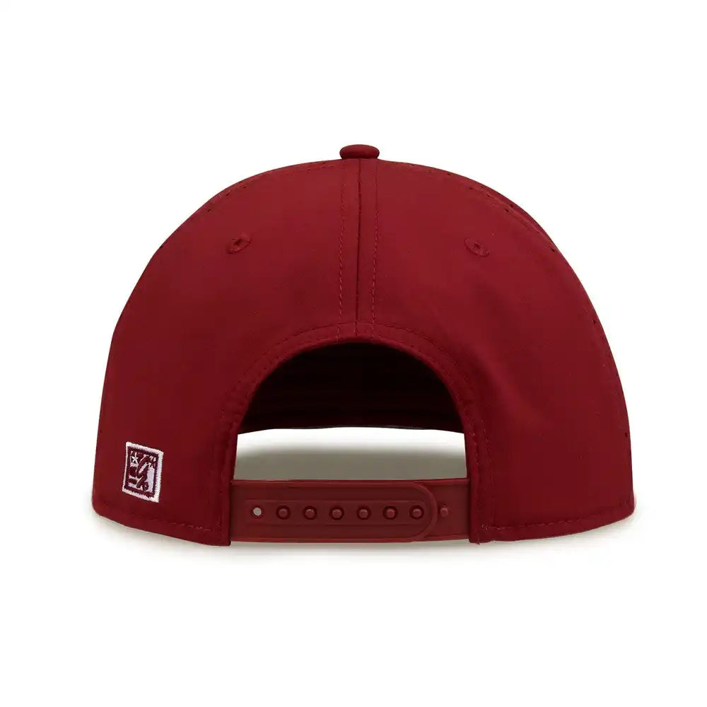 The Game Gb906 Perforated Gamechanger Snapback Cap Cardinal / one Size Fits Most