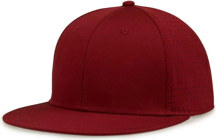 The Game Gb906 Perforated Gamechanger Snapback Cap - Cardinal