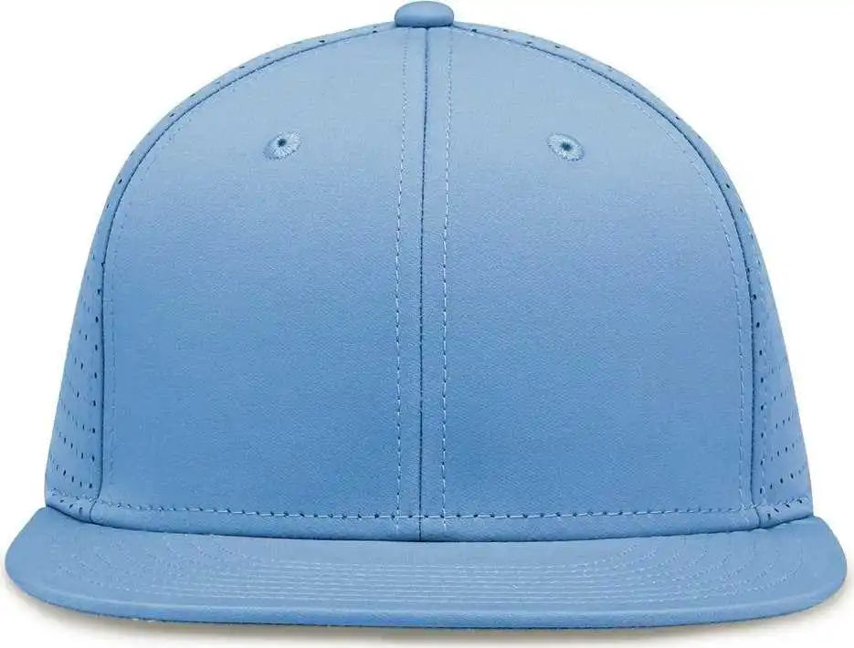 The Game Gb906 Perforated Gamechanger Snapback Cap Columbia Blue / one Size Fits Most
