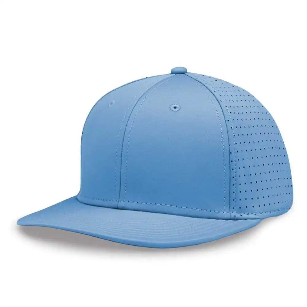 The Game Gb906 Perforated Gamechanger Snapback Cap Columbia Blue / one Size Fits Most