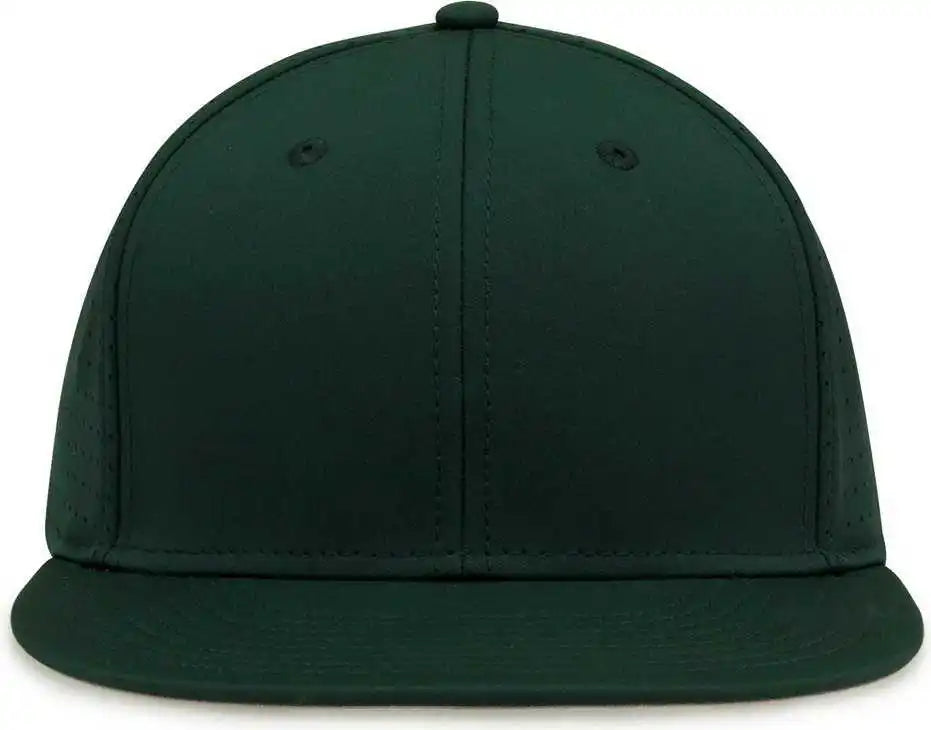 The Game Gb906 Perforated Gamechanger Snapback Cap Dark Green Forest / one Size Fits Most