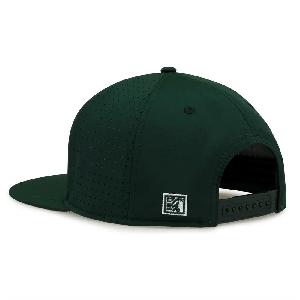 The Game Gb906 Perforated Gamechanger Snapback Cap - Dark Green