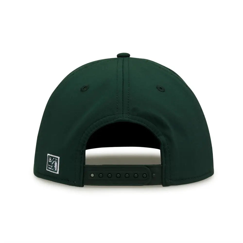 The Game Gb906 Perforated Gamechanger Snapback Cap - Dark Green