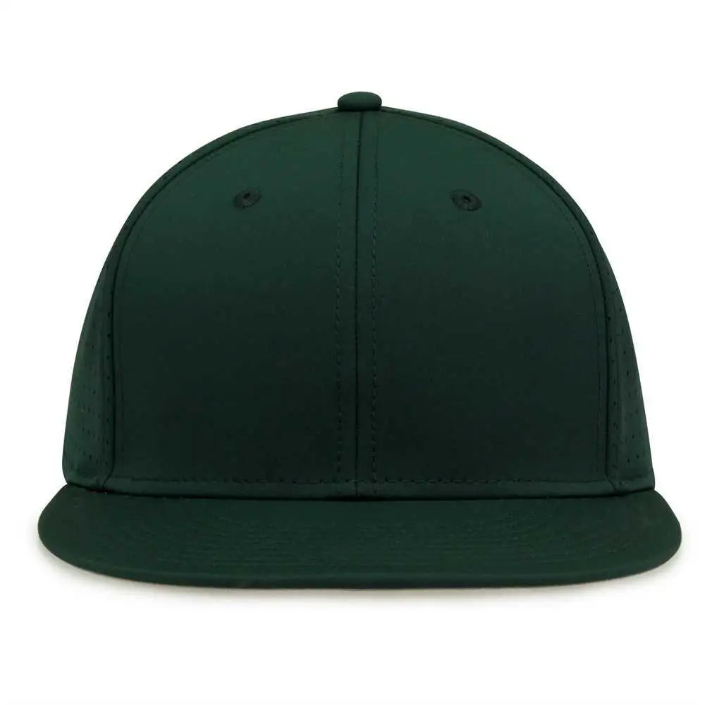 The Game Gb906 Perforated Gamechanger Snapback Cap - Dark Green