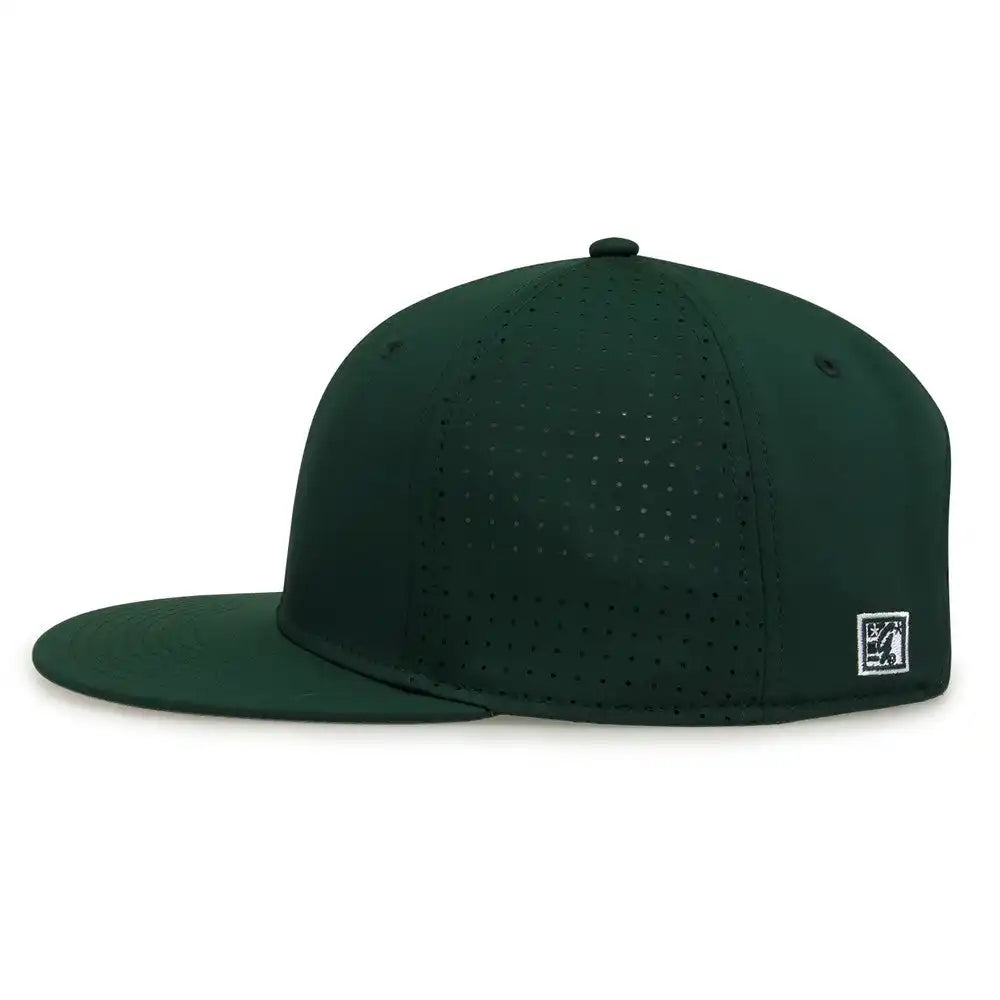 The Game Gb906 Perforated Gamechanger Snapback Cap Dark Green Forest / one Size Fits Most