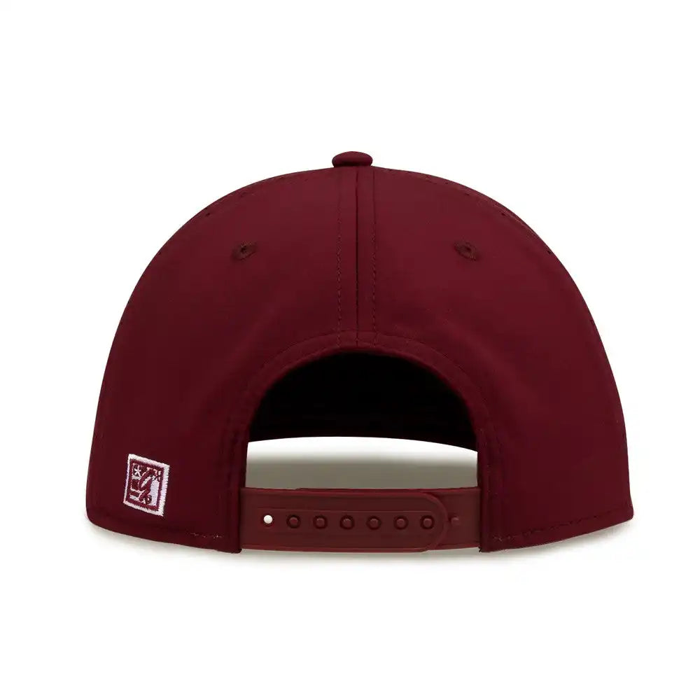 The Game Gb906 Perforated Gamechanger Snapback Cap Dark Maroon / one Size Fits Most
