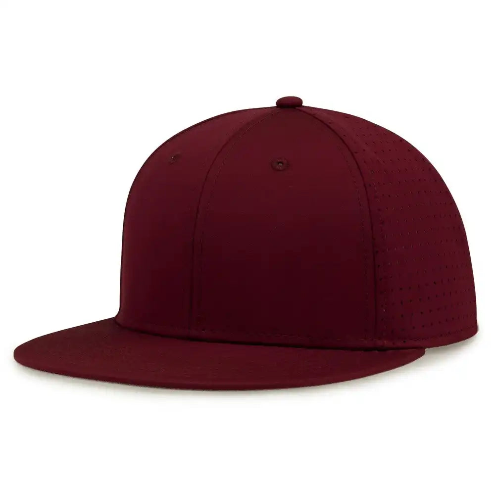 The Game Gb906 Perforated Gamechanger Snapback Cap Dark Maroon / one Size Fits Most