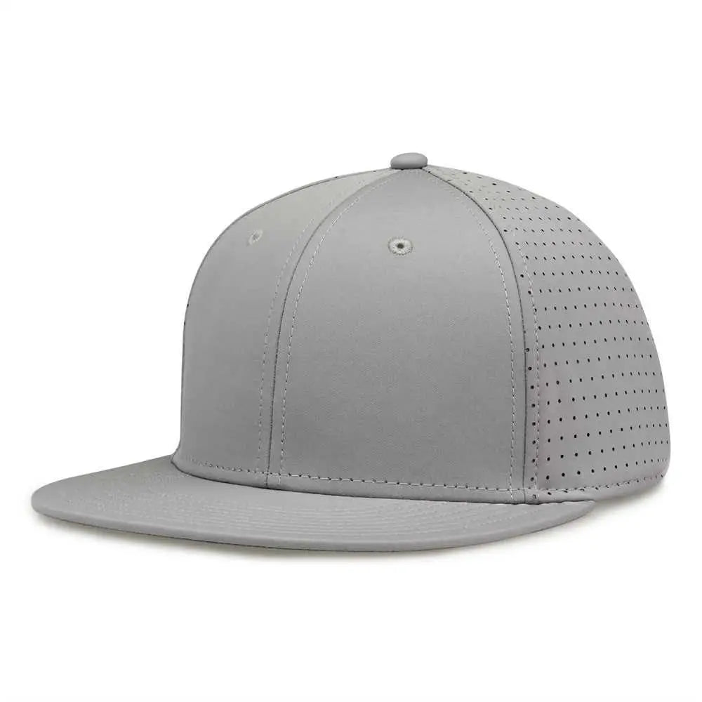 The Game Gb906 Perforated Gamechanger Snapback Cap - Grey