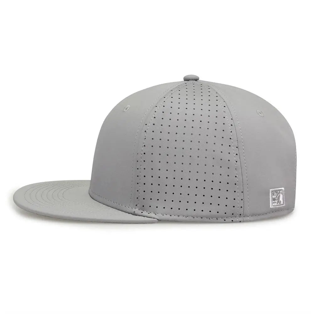 The Game Gb906 Perforated Gamechanger Snapback Cap - Grey