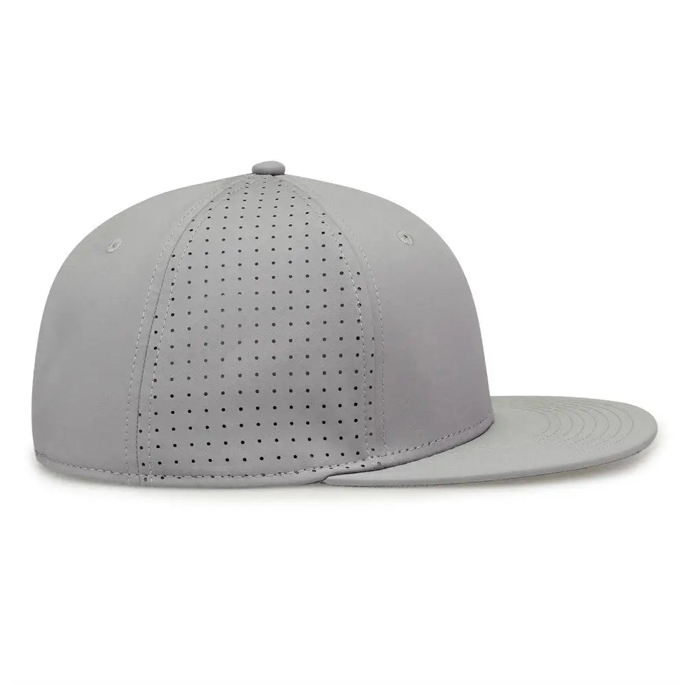 The Game Gb906 Perforated Gamechanger Snapback Cap - Grey