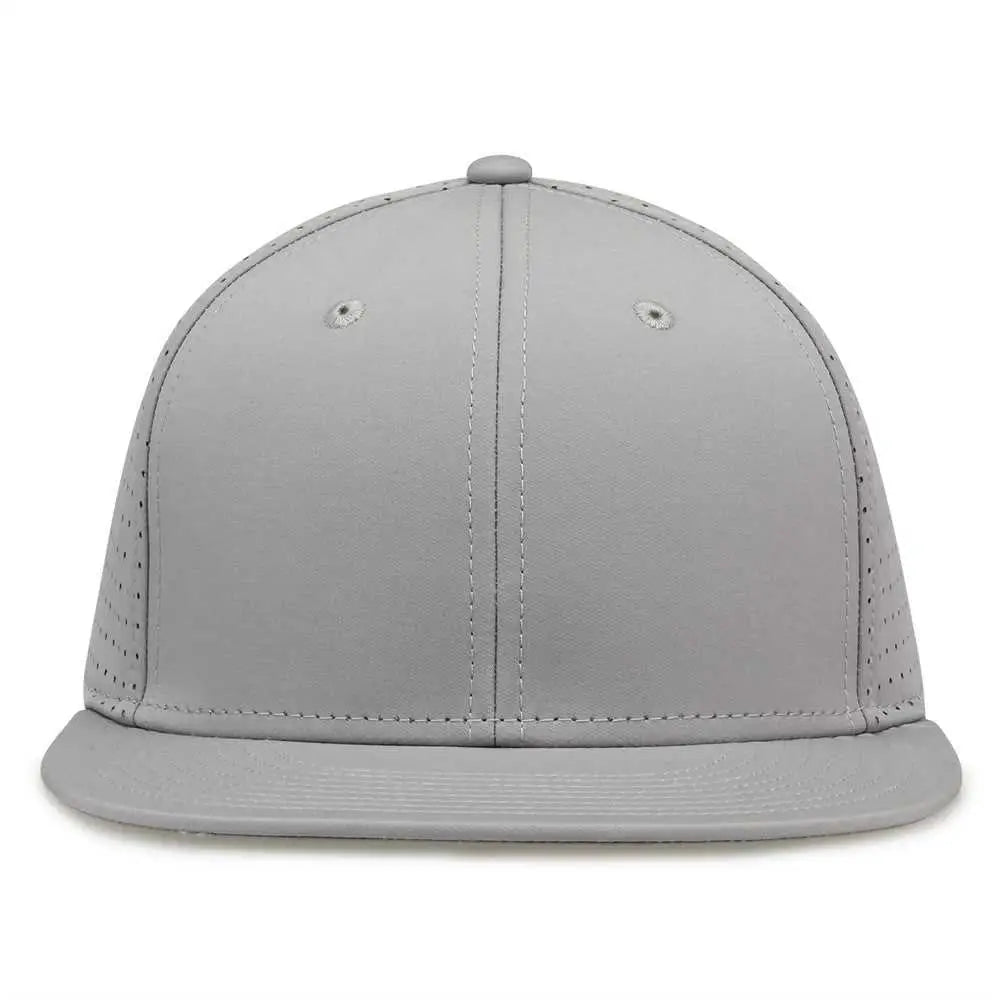 The Game Gb906 Perforated Gamechanger Snapback Cap - Grey