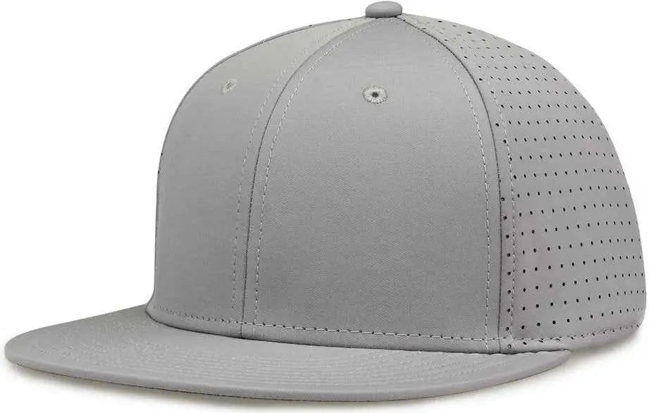 The Game Gb906 Perforated Gamechanger Snapback Cap - Grey