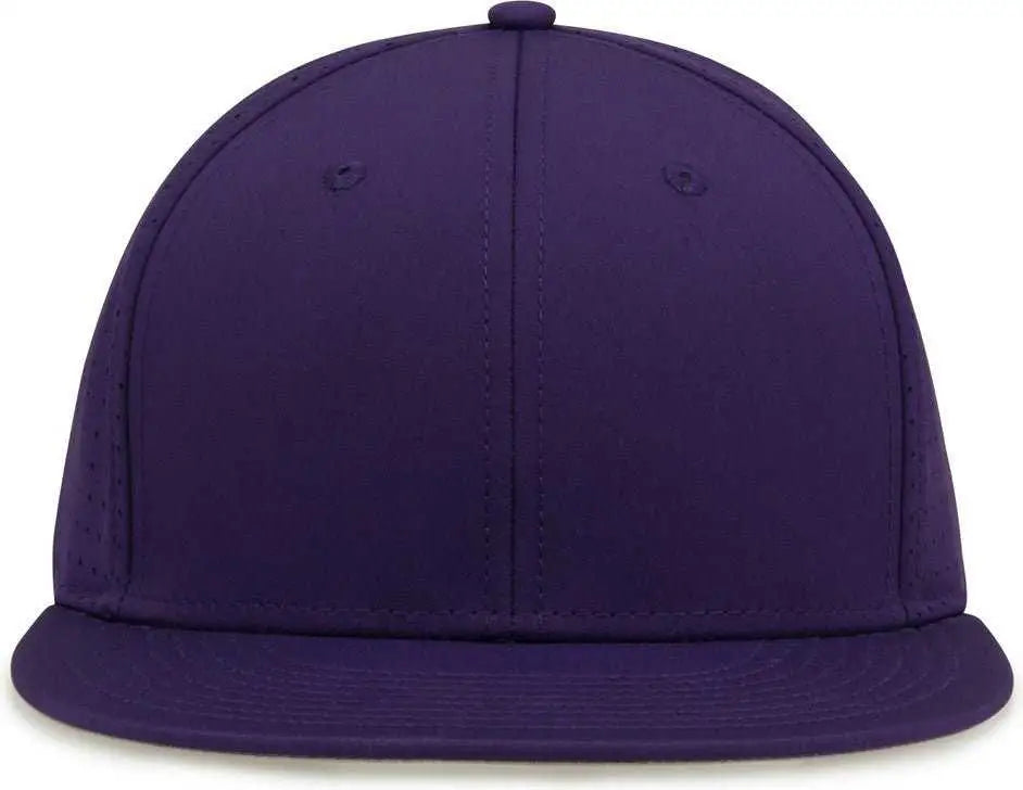 The Game Gb906 Perforated Gamechanger Snapback Cap - Purple - one Size Fits Most