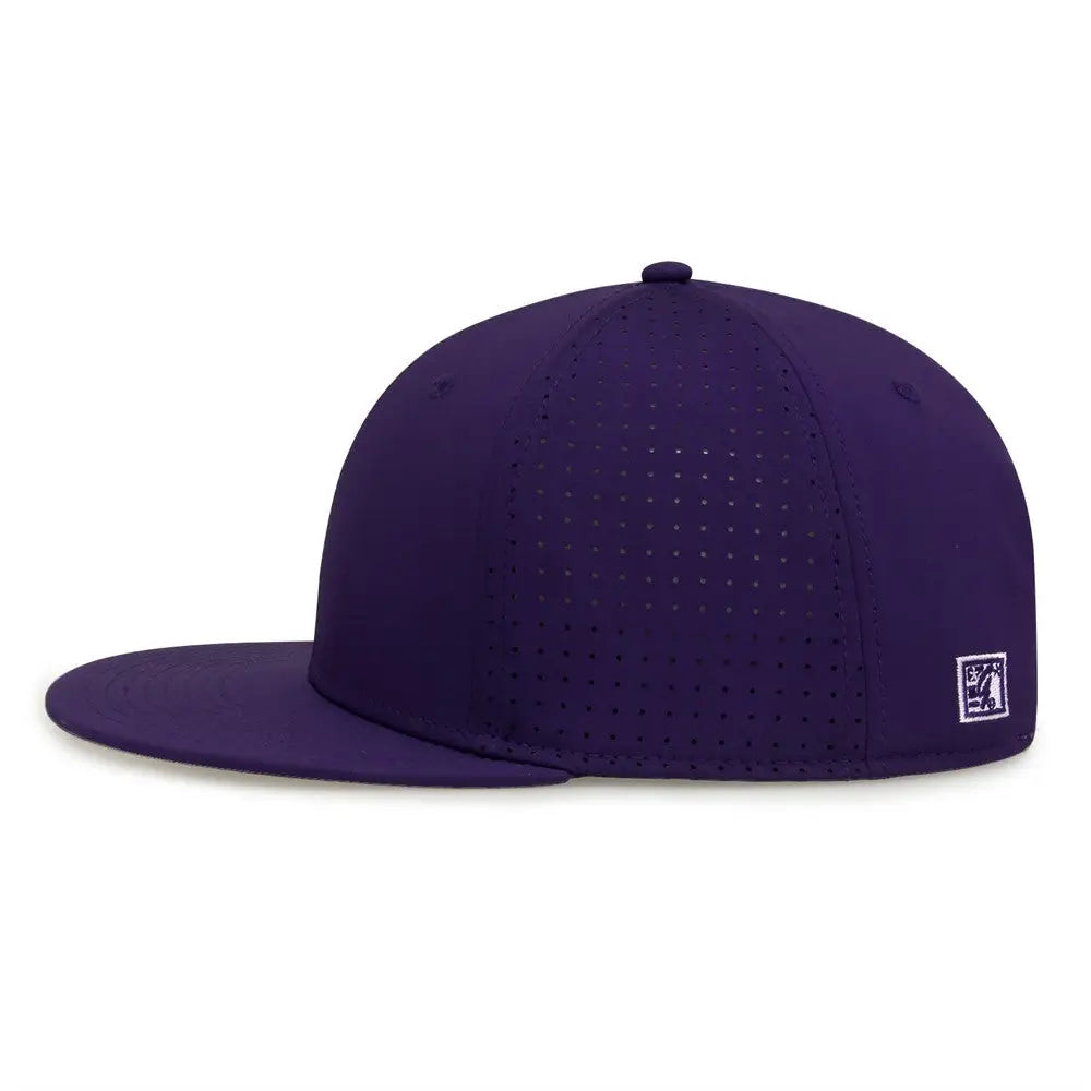 The Game Gb906 Perforated Gamechanger Snapback Cap - Purple - one Size Fits Most