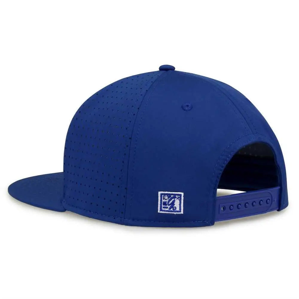 The Game Gb906 Perforated Gamechanger Snapback Cap - Royal