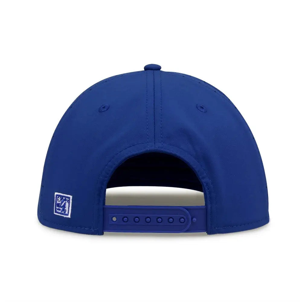 The Game Gb906 Perforated Gamechanger Snapback Cap - Royal