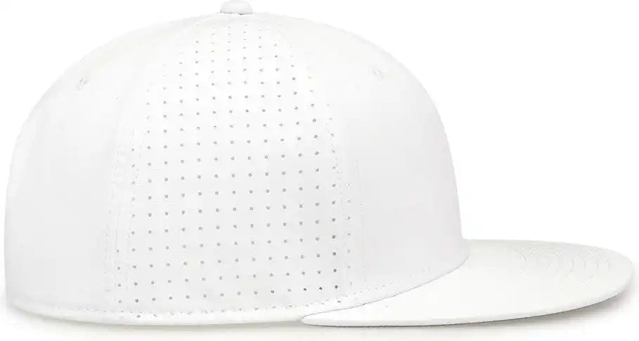 The Game Gb906 Perforated Gamechanger Snapback Cap White / one Size Fits Most
