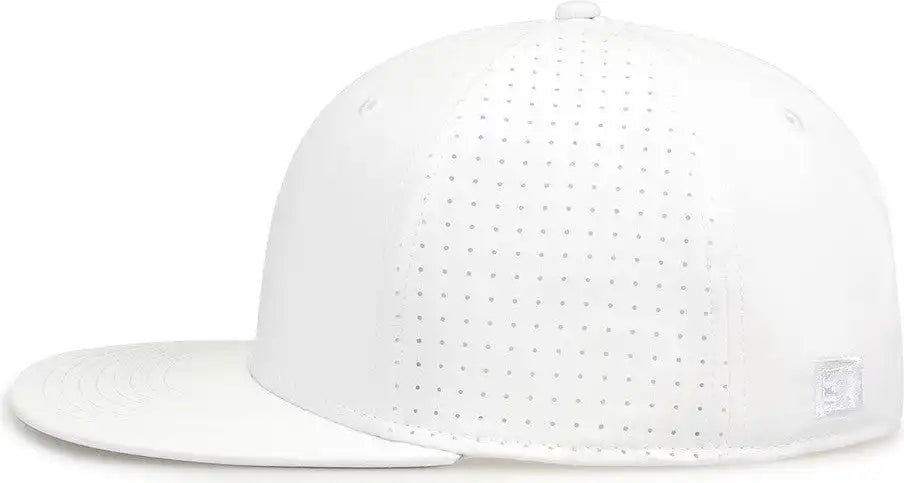 The Game Gb906 Perforated Gamechanger Snapback Cap White / one Size Fits Most