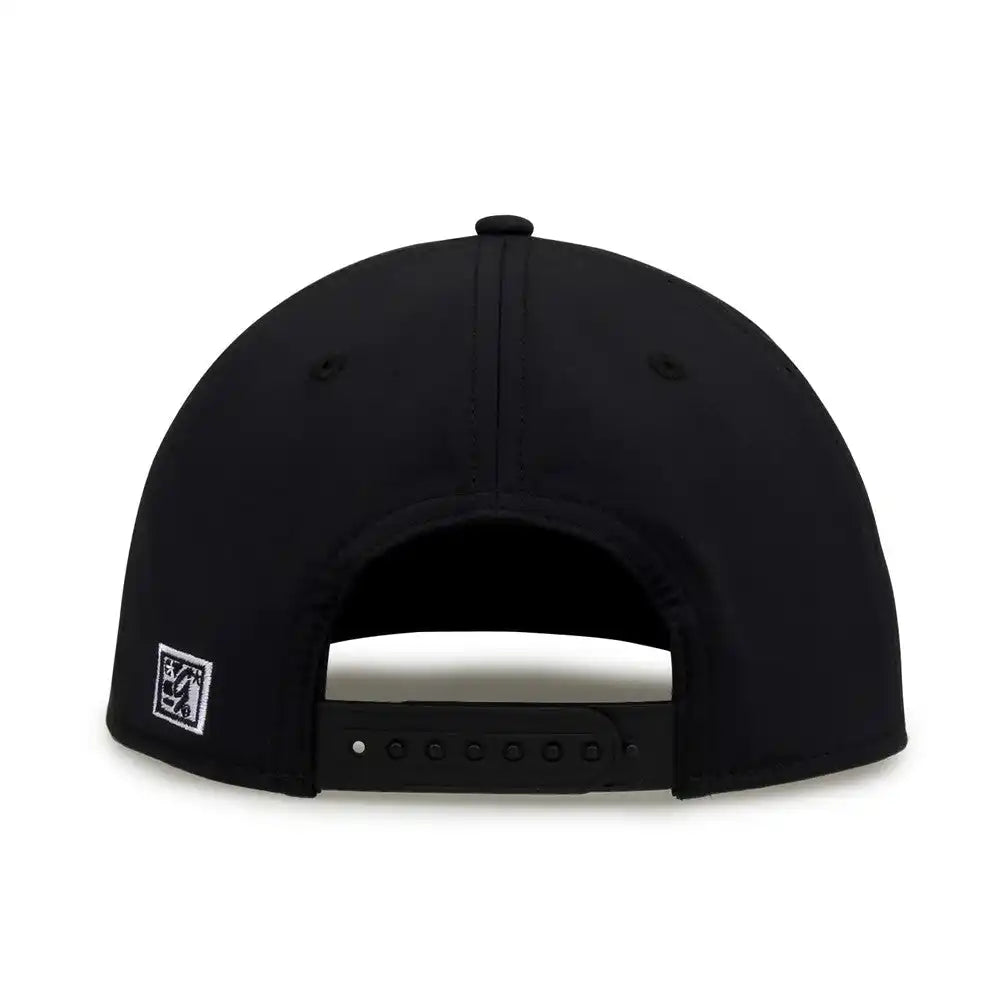 The Game Gb906y Youth Perforated Gamechanger Snapback Cap Black / one Size Fits Most