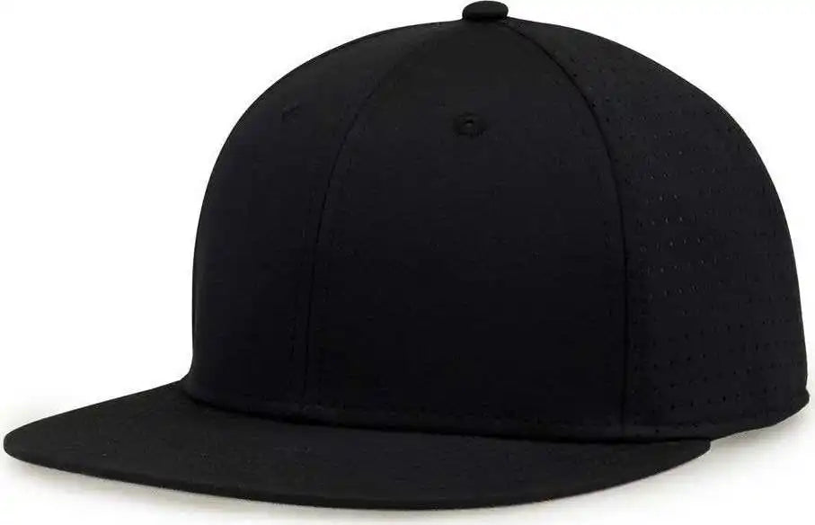 The Game Gb906y Youth Perforated Gamechanger Snapback Cap Black / one Size Fits Most