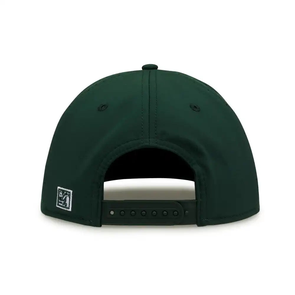 The Game Gb906y Youth Perforated Gamechanger Snapback Cap Dark Green Forest / one Size Fits Most