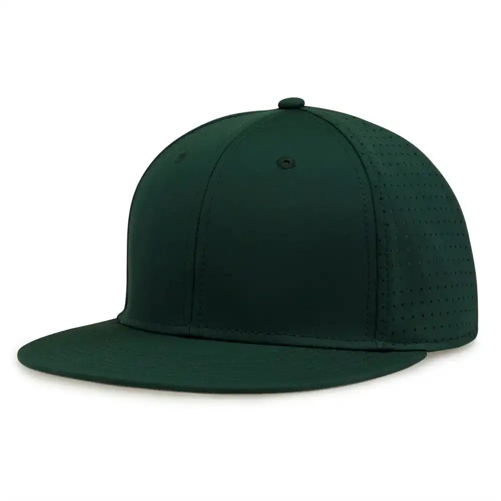 The Game Gb906y Youth Perforated Gamechanger Snapback Cap Dark Green Forest / one Size Fits Most